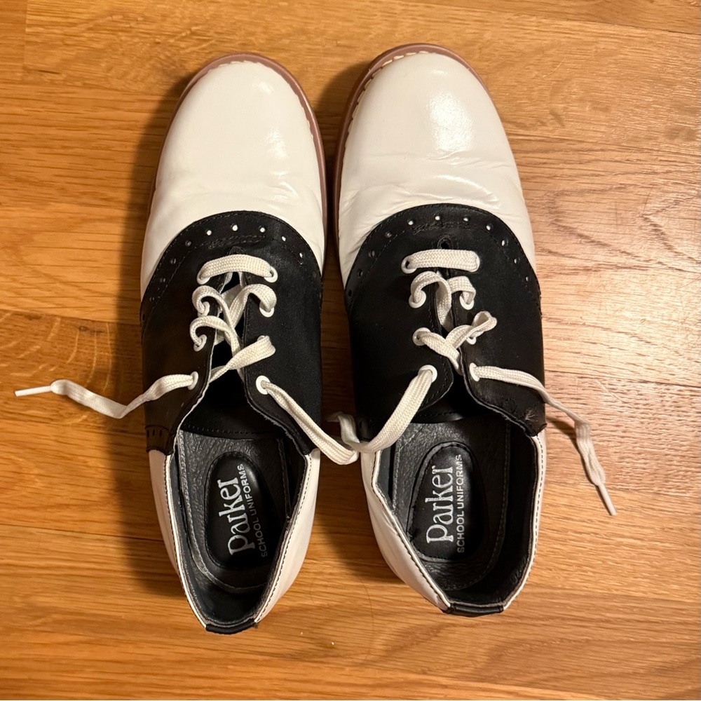 Parker Two-Tone Black and White Loafers